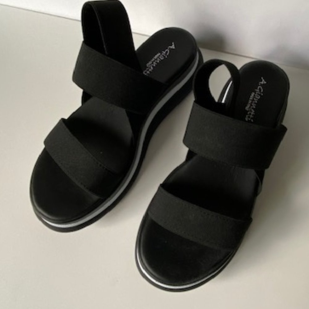 Platform Sandals With Elastic Straps - image 2